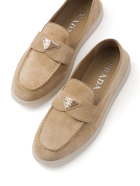 loafers prada sale|prada suede loafer.